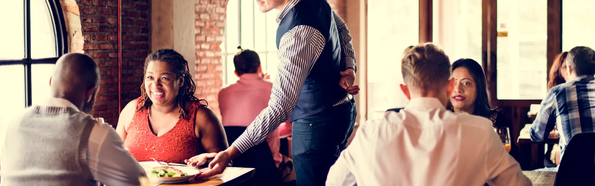 people dining at restaurant