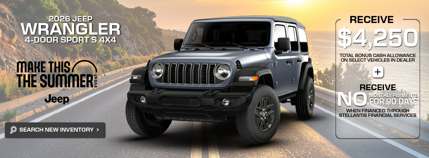 2026 Jeep Wrangler July Incentive