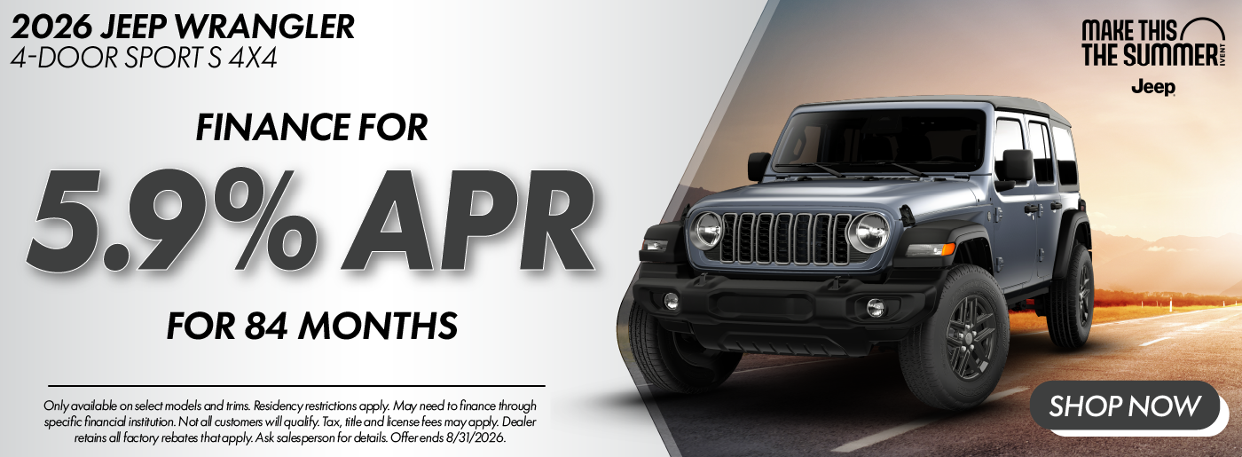 2026 Jeep Wrangler 4-Door Sport S 4X4
