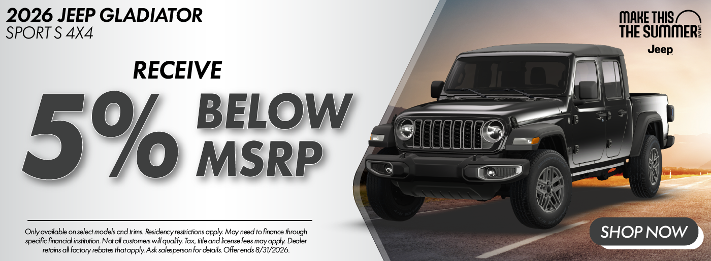 2026 Jeep Gladiator Sport S 4X4